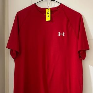 Under Armour Men's Bold Red Short Sleeve Tee